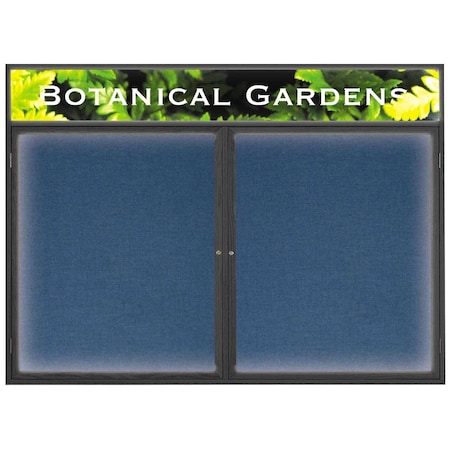 United Visual Products Open Faced Traditional Corkboard, 36x24" UV641A-BRONZE-FORBO